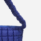 Plush Bubble Tote Medium Bag Navy | ODD EVEN