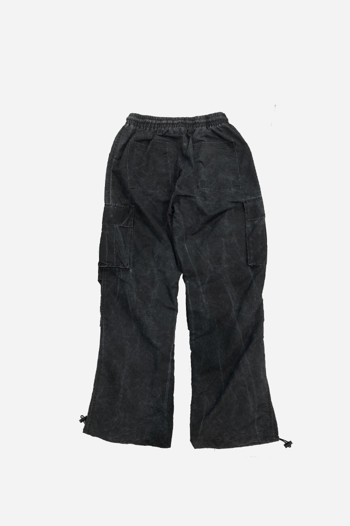 Game Washed Detail Cargo Pants Dark Washed | ODD EVEN